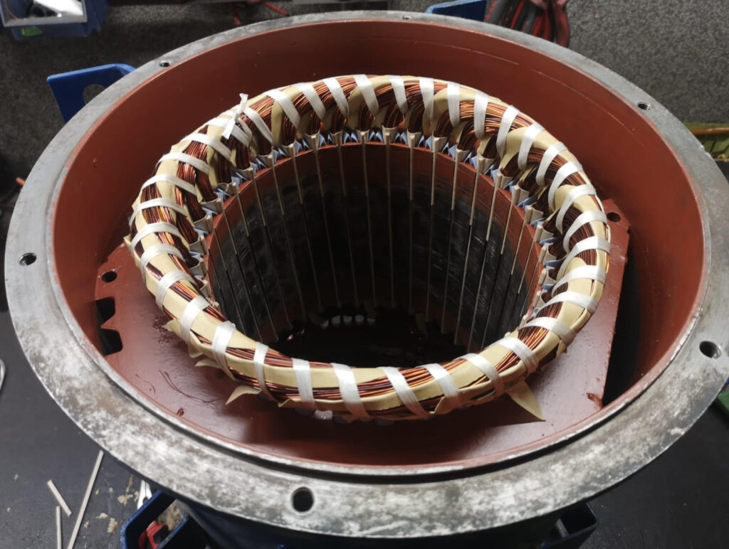 Rebobinage des moteurs d’électrobroches