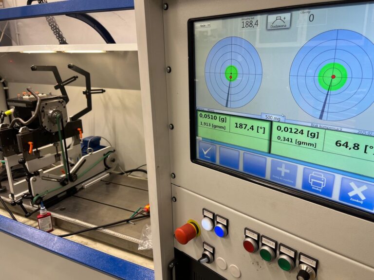 Bilanciamento mandrino e misurazione vibrazioni