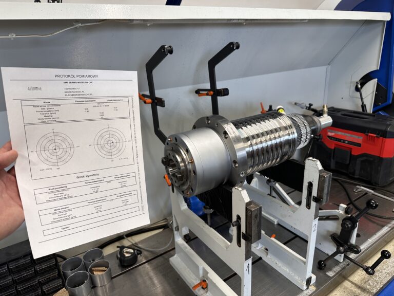 Vibrazioni mandrino prima e dopo il bilanciamento
