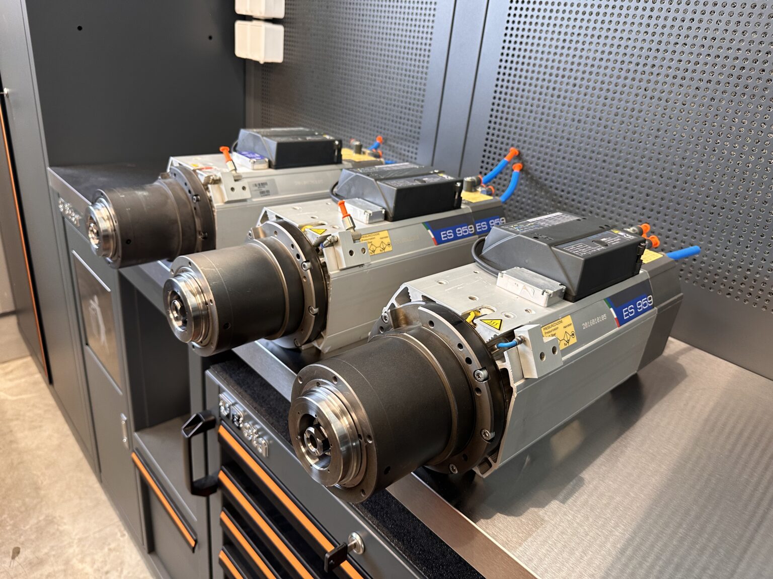 Elettromandrini HSD revisionati – bilanciatura e test