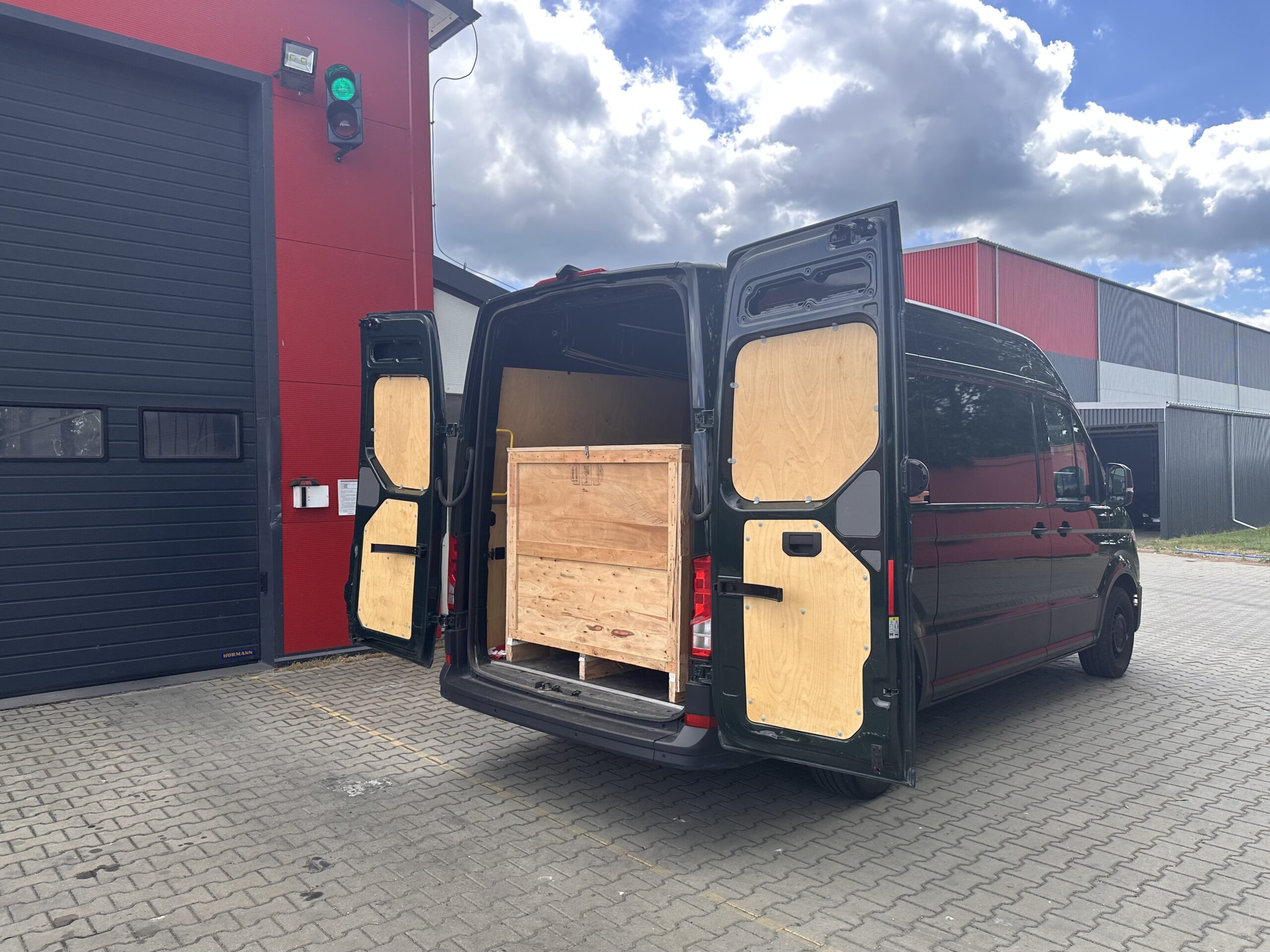 Trasporto di mandrino CNC verso il centro assistenza