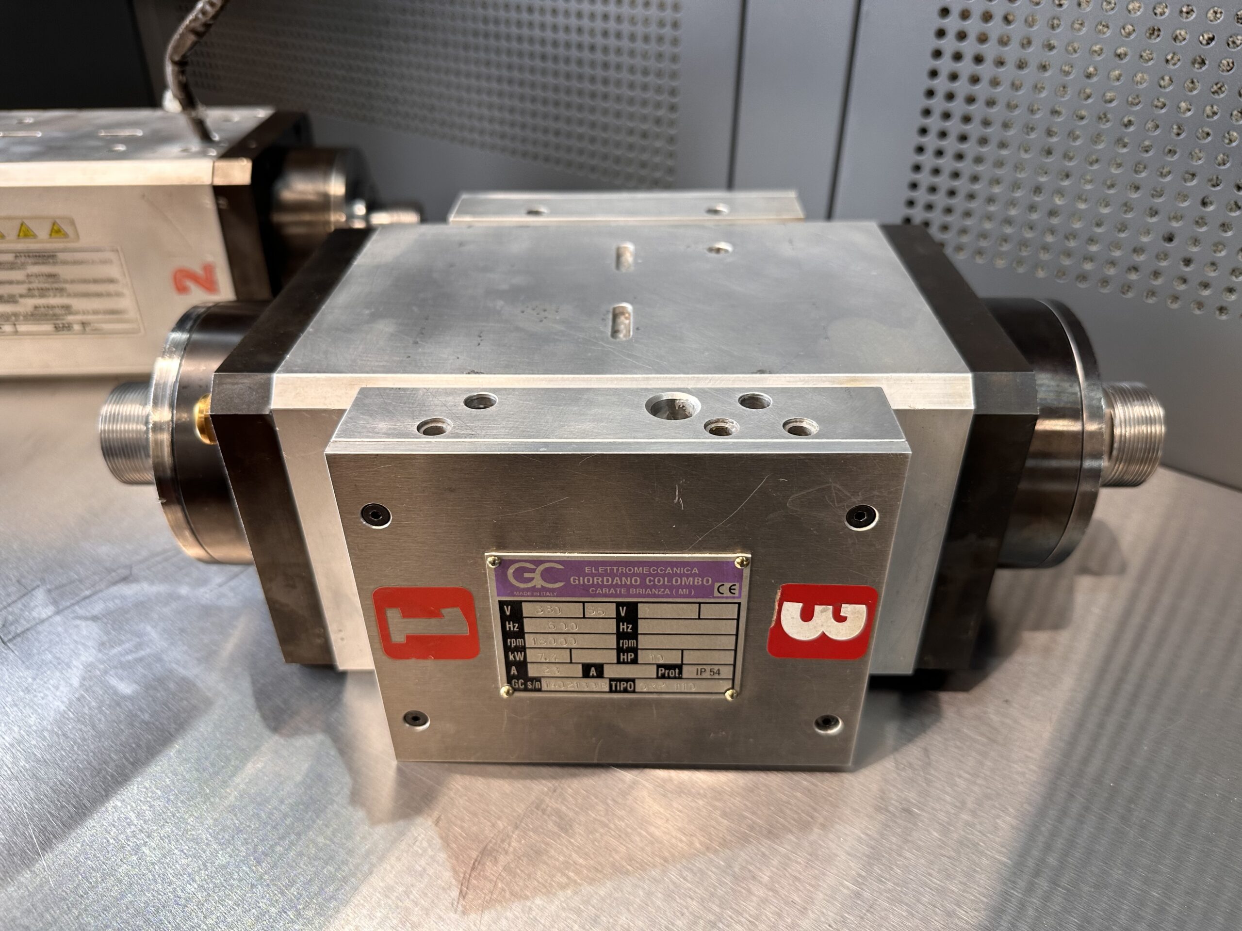 Service der GIORDANO COLOMBO Spindel mit ER32-Gewinde