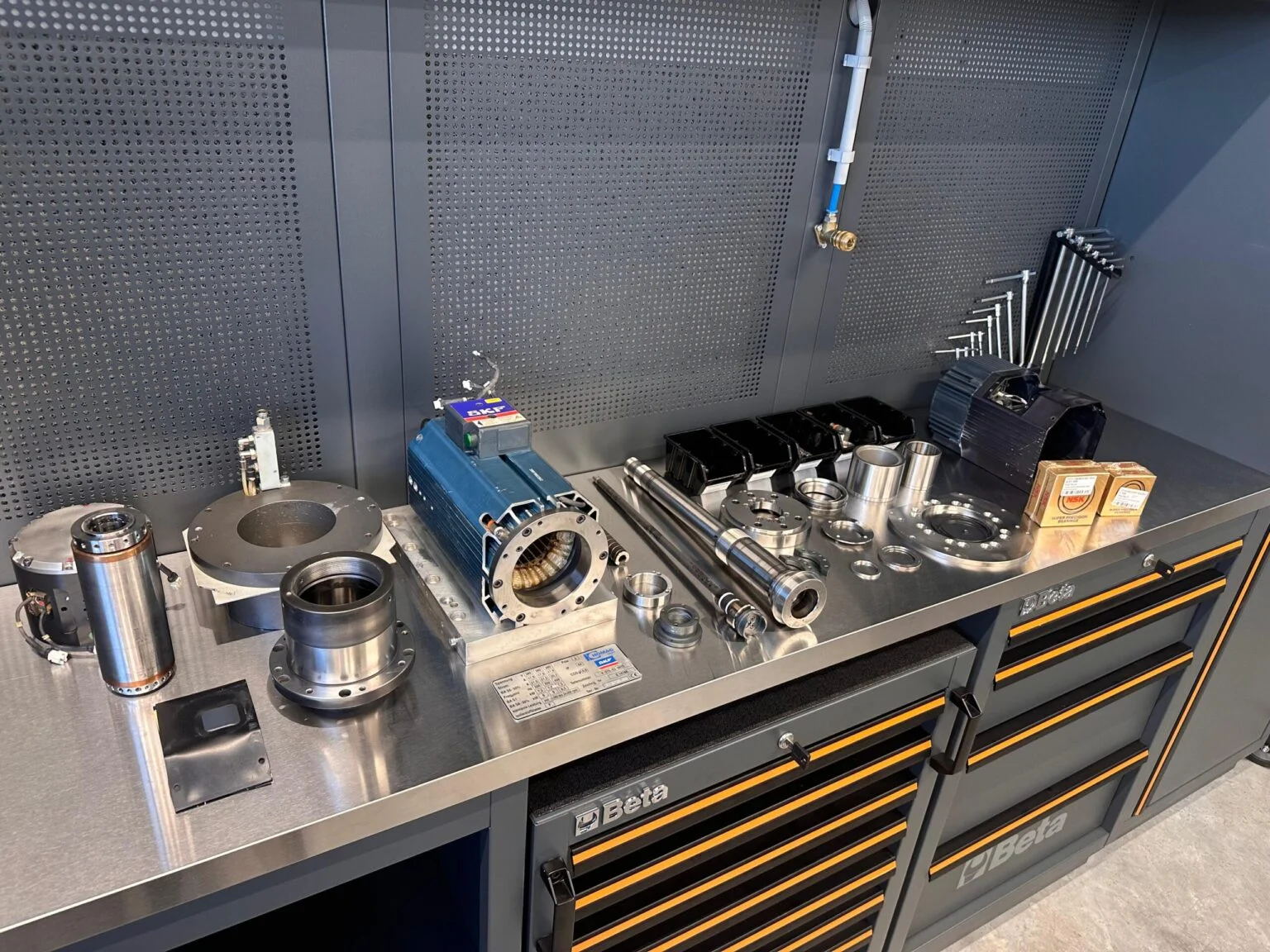 Preparazione dell’elettromandrino per la rigenerazione – ispezione iniziale