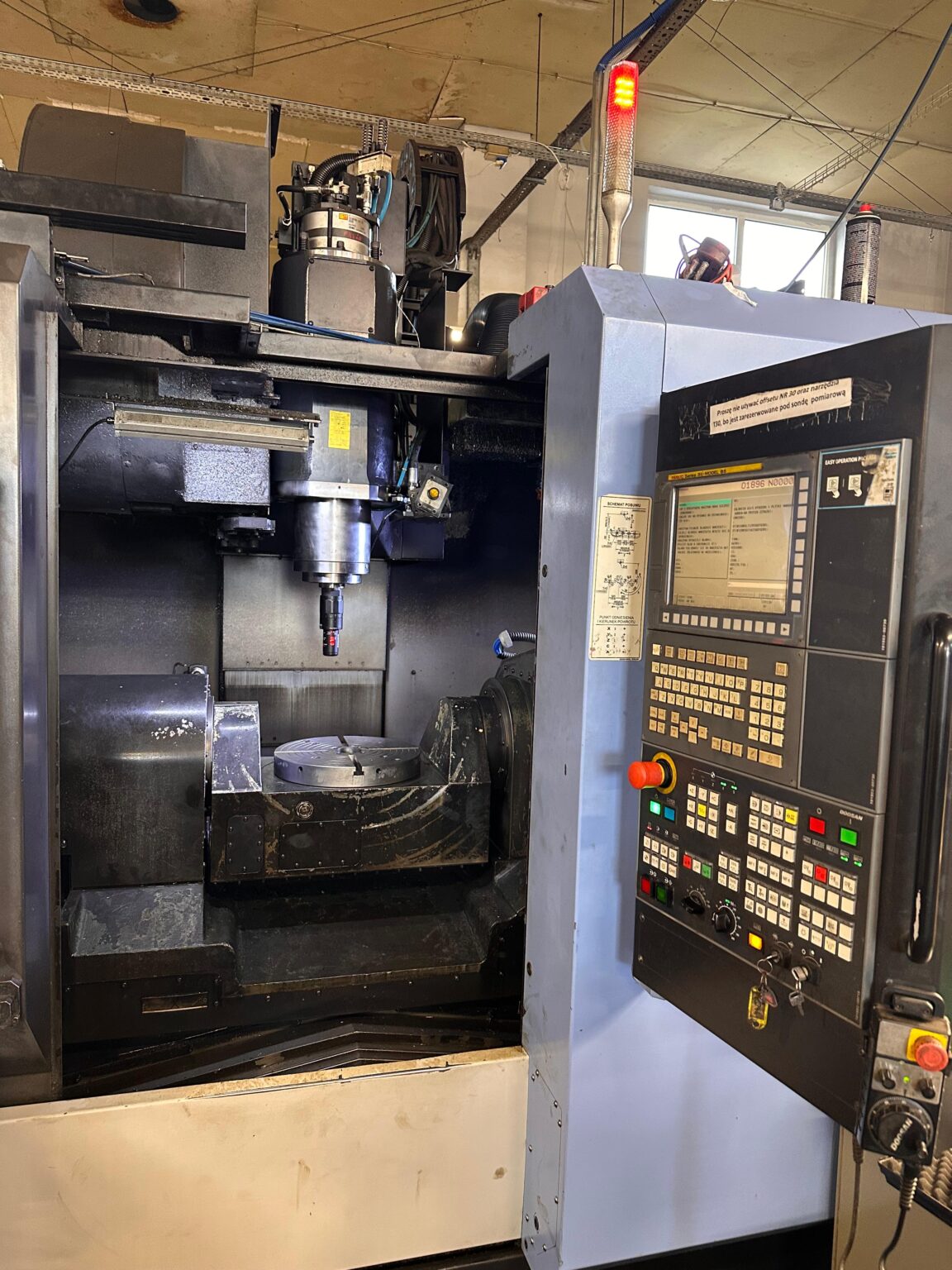 Meten van spankracht na montage van spindel in DOOSAN-machine