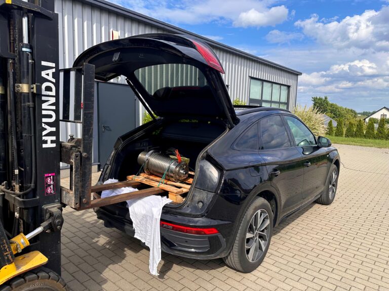 Przygotowanie wrzeciona do transportu — DOOSAN DNM 350/5AX