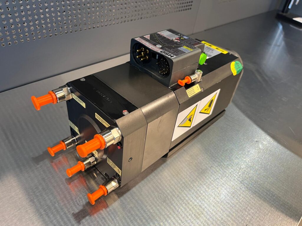 Serwis elektrowrzeciona FANUM HSD ES350L – diagnostyka, wyważanie, HSK E40