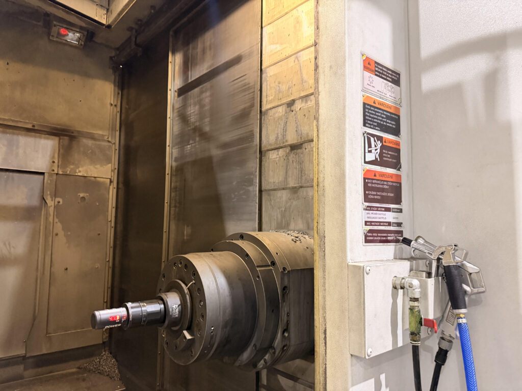 Spannkraftmessung der Mori Seiki NH8000 HSK A100 Spindel